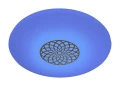 Plafon Ophelia chrom Ø 40cm. LED 24W Starlight WI-FI Pilot RGB 3000-6500K Rabalux 5364 | 5998250353647 noxbox lampynox www.lampynox.pl