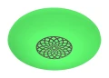 Plafon Ophelia chrom Ø 40cm. LED 24W Starlight WI-FI Pilot RGB 3000-6500K Rabalux 5364 | 5998250353647 noxbox lampynox www.lampynox.pl