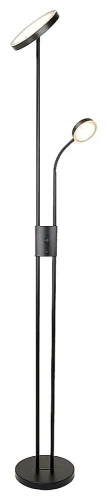Lampa podłogowa ściemnialna Ophus czarny mat LED Dim. 18,5W + LED 4,5W 3000K Rabalux 3240 | 5998250332406 noxbox lampynox www.lampynox.pl