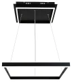 Lampa wisząca Quadro czarny mat LED 60W 4000K Rabalux 3085 | 5998250330853 noxbox lampynox www.lampynox.pl