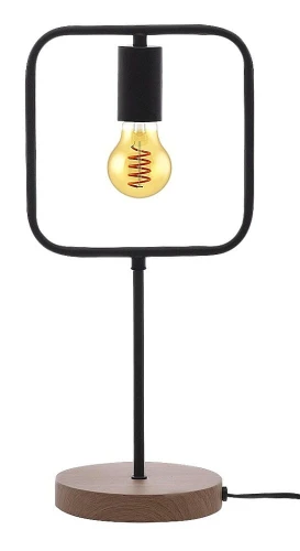 Lampka stołowa Rufin czarny | brąz E27 Rabalux 3219 | 5998250332192 noxbox lampynox www.lampynox.pl