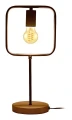 Lampka stołowa Rufin czarny | brąz E27 Rabalux 3219 | 5998250332192 noxbox lampynox www.lampynox.pl