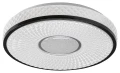 Plafon Sedona czarny | biały Ø 40cm. LED Starlight 24W 4000K Rabalux 2119 | 5998250321196 noxbox lampynox www.lampynox.pl