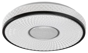 Sedona czarny | biały Ø 40cm. LED Starlight 24W 4000K Plafon
