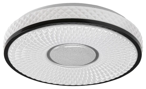 Plafon Sedona czarny | biały Ø 40cm. LED Starlight 24W 4000K Rabalux 2119 | 5998250321196 noxbox lampynox www.lampynox.pl