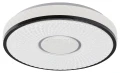 Plafon Sedona czarny | biały Ø 40cm. LED Starlight 24W 4000K Rabalux 2119 | 5998250321196 noxbox lampynox www.lampynox.pl