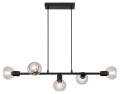 Lampa wisząca Sullivan czarny 5xE14 Rabalux 3297 | 5998250332970 noxbox lampynox www.lampynox.pl