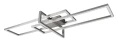 Lampa sufitowa ściemnialna Thabita chrom satyna LED 3 step dim 35W 4000K Rabalux 6867 | 5998250368672 noxbox lampynox www.lampynox.pl