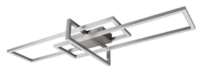 Thabita chrom satyna LED 3 step dim 35W 4000K Lampa sufitowa ściemnialna
