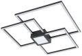Lampa sufitowa ściemnialna Thabita czarny mat LED 3 step dim 38W 4000K Rabalux 6868 | 5998250368689 noxbox lampynox www.lampynox.pl