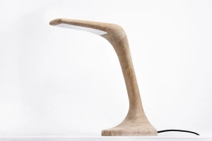 CONCORDIA Dębowa LED Lampa biurkowa Hellux