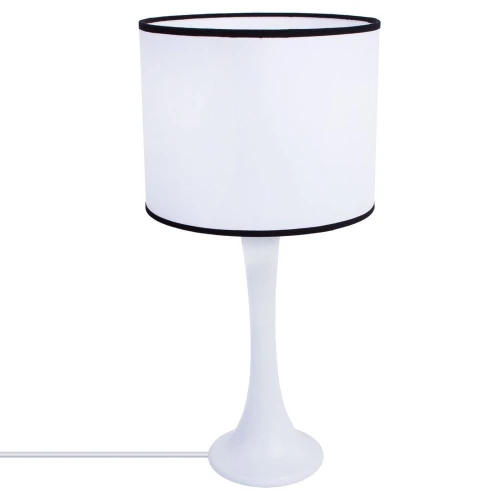Lampa stołowa BEAVIS Biała E27 Hellux 4112009 | 5902041387049 noxbox lampynox www.lampynox.pl