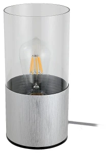 Zelkova aluminium szczotkowane E27 Lampka stołowa
