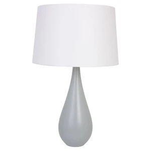 VASE Szara E27 Lampa stołowa Hellux