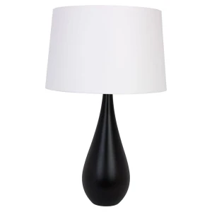VASE Czarna E27 Lampa stołowa Hellux
