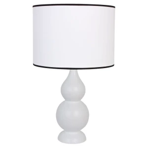 SHISHA Biała E27 Lampa stołowa Hellux