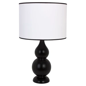 SHISHA Czarna E27 Lampa stołowa Hellux