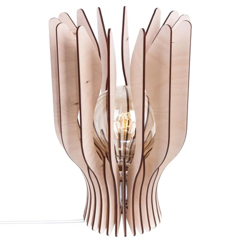 Lampa stołowa GRACILI Brązowa E27 Hellux 4210450 | 5902041387056 noxbox lampynox www.lampynox.pl