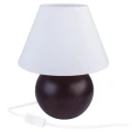 Lampa stołowa KULA Wenge E14 4110104 | 5902041387261 noxbox lampynox www.lampynox.pl