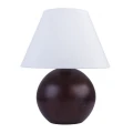 Lampa stołowa KULA Wenge E14 4110104 | 5902041387261 noxbox lampynox www.lampynox.pl