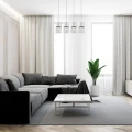 Lampa wisząca Zelkova aluminium szczotkowane 4xE27 Rabalux 3156 | 5998250331560 noxbox lampynox www.lampynox.pl