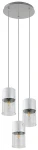 Zelkova aluminium szczotkowane Ø 30cm. 3xE27 Lampa wisząca