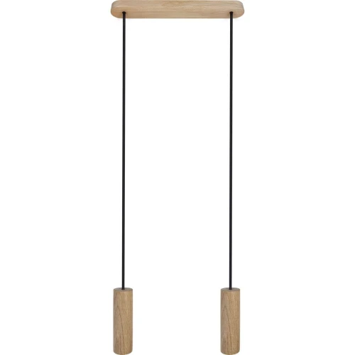 Lampa sufitowa MADERA 2 Czarna GU11 8520244 noxbox lampynox www.lampynox.pl