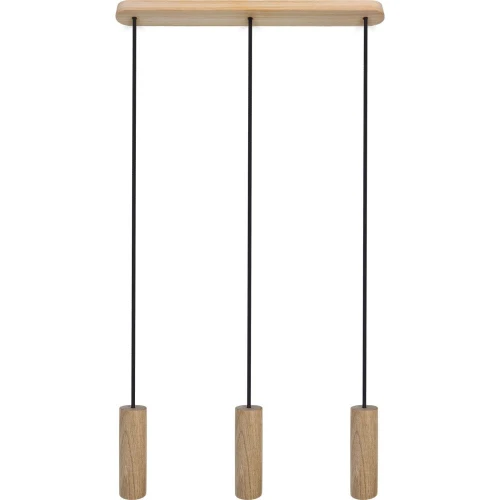 Lampa sufitowa MADERA 3 Czarna GU11 8520344 noxbox lampynox www.lampynox.pl