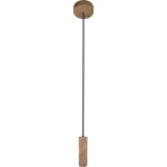 MADERA 1 Orzech amerykański Czarna GU10 Lampa wisząca