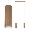 Lampa sufitowa MADERA 2 Orzech amerykański Biała GU11 8520230 noxbox lampynox www.lampynox.pl