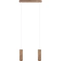 Lampa sufitowa MADERA 2 Orzech amerykański Biała GU11 8520230 noxbox lampynox www.lampynox.pl