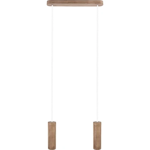 Lampa sufitowa MADERA 2 Orzech amerykański Biała GU11 8520230 noxbox lampynox www.lampynox.pl