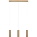 Lampa sufitowa MADERA 3 Orzech amerykański Biała GU11 8520330 noxbox lampynox www.lampynox.pl