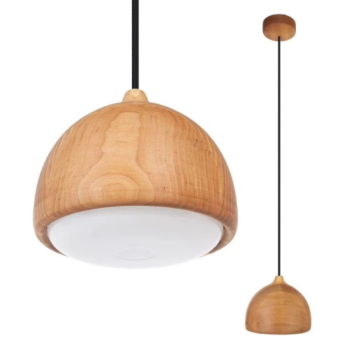 Lampa sufitowa ACORN I Czarna E27 noxbox lampynox www.lampynox.pl