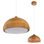 ACORN II Olcha | Biała E27 Lampa wisząca