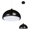 Lampa sufitowa ACORN II Olcha | Czarna farba | Biała E27