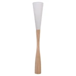 CHINKA Dąb | Szara E27 Lampa podłogowa