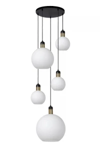 JULIUS Opal śr. 65cm. 5xE27 Lampa wisząca