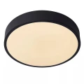 Lampa sufitowa UNAR czarny śr. 30cm. LED 3 step dim 18W 2700K Lucide 79185/30/30 | 5411212791870 noxbox lampynox www.lampynox.pl