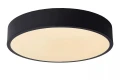 Lampa sufitowa UNAR czarny śr. 30cm. LED 3 step dim 18W 2700K Lucide 79185/30/30 | 5411212791870 noxbox lampynox www.lampynox.pl