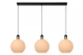 Lampa wisząca JULIUS Opal szer. 105cm. 3xE27 Lucide 34438/03/61 | 5411212343499 noxbox lampynox www.lampynox.pl
