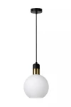 JULIUS Opal śr. 20cm. E27 Lampa wisząca