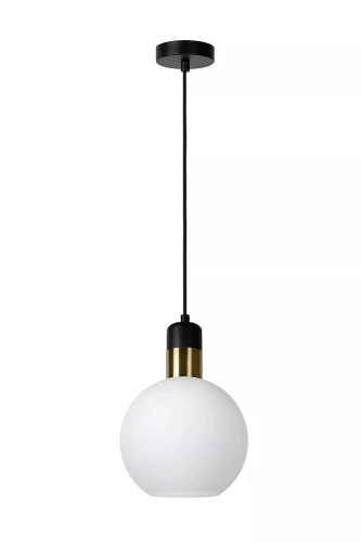 Lampa wisząca JULIUS Opal śr. 20cm. E27 Lucide 34438/20/61 | 5411212343468 noxbox lampynox www.lampynox.pl