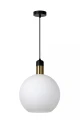 Lampa wisząca JULIUS Opal śr. 28cm. E27 Lucide 34438/28/61 | 5411212343475 noxbox lampynox www.lampynox.pl