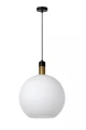 Lampa wisząca JULIUS Opal śr. 40cm. E27 Lucide 34438/40/61 | 5411212343482 noxbox lampynox www.lampynox.pl