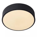 Lampa sufitowa UNAR czarny śr. 20cm. LED 3 step dim 12W 2700K Lucide 79185/20/30 | 5411212791856 noxbox lampynox www.lampynox.pl