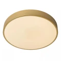 Lampa sufitowa UNAR matowe złoto | mosiądz śr. 39,5cm. LED 3 step dim 24W 2700K Lucide 79185/40/02 | 5411212791887 noxbox lampynox www.lampynox.pl