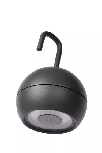 Zewnętrzna lampa dekoracyjna wisząca SPHERE antracyt Ø 10,2 cm LED dim. 2W 2700K IP54 Lucide 27800/01/29 | 5411212271945 noxbox lampynox www.lampynox.pl