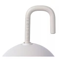 Zewnętrzna lampa dekoracyjna wisząca SPHERE biały Ø 10,2cm LED dim. 2W 2700K IP54 Lucide 27800/01/31 | 5411212271952 noxbox lampynox www.lampynox.pl