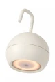 Zewnętrzna lampa dekoracyjna wisząca SPHERE biały Ø 10,2cm LED dim. 2W 2700K IP54 Lucide 27800/01/31 | 5411212271952 noxbox lampynox www.lampynox.pl
